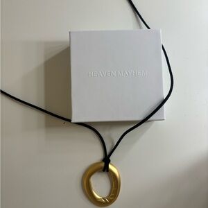 Heaven Mayhem Gold Pendant Necklace